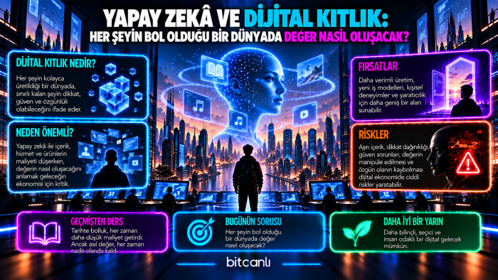 Yapay Zekâ ve Dijital Kıtlık: Her Şeyin Bol Olduğu Bir Dünyada Değer Nasıl Oluşacak?